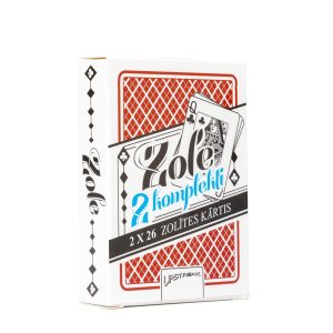 Plastikāta spēļu kārtis Zole